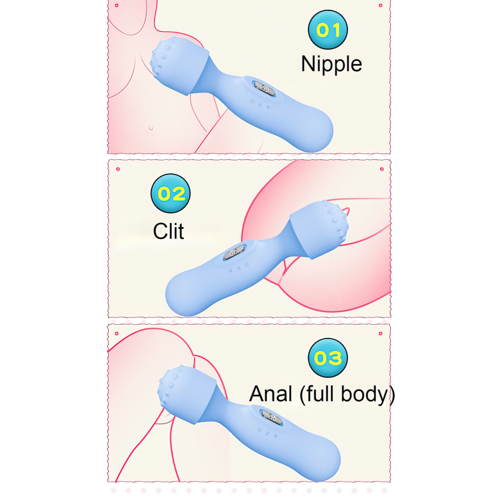Women's Clitoral Vibrators / Cool Sex Toy With Waterproof Head / Best Female Wand Vibrators - EVE's SECRETS