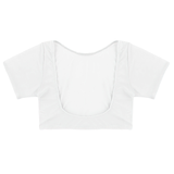 Women's Crop Top For Belly Dance / Adult Mesh See Through Clothing With Short Sleeve - EVE's SECRETS
