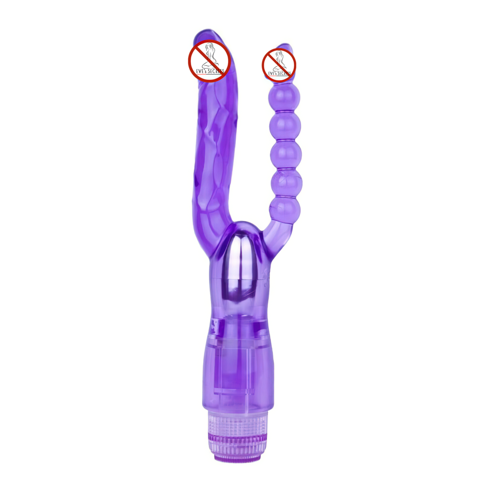 Women's Double Penetration Vibrators / G-Spot Female Masturbators / Clitoral Massager - EVE's SECRETS
