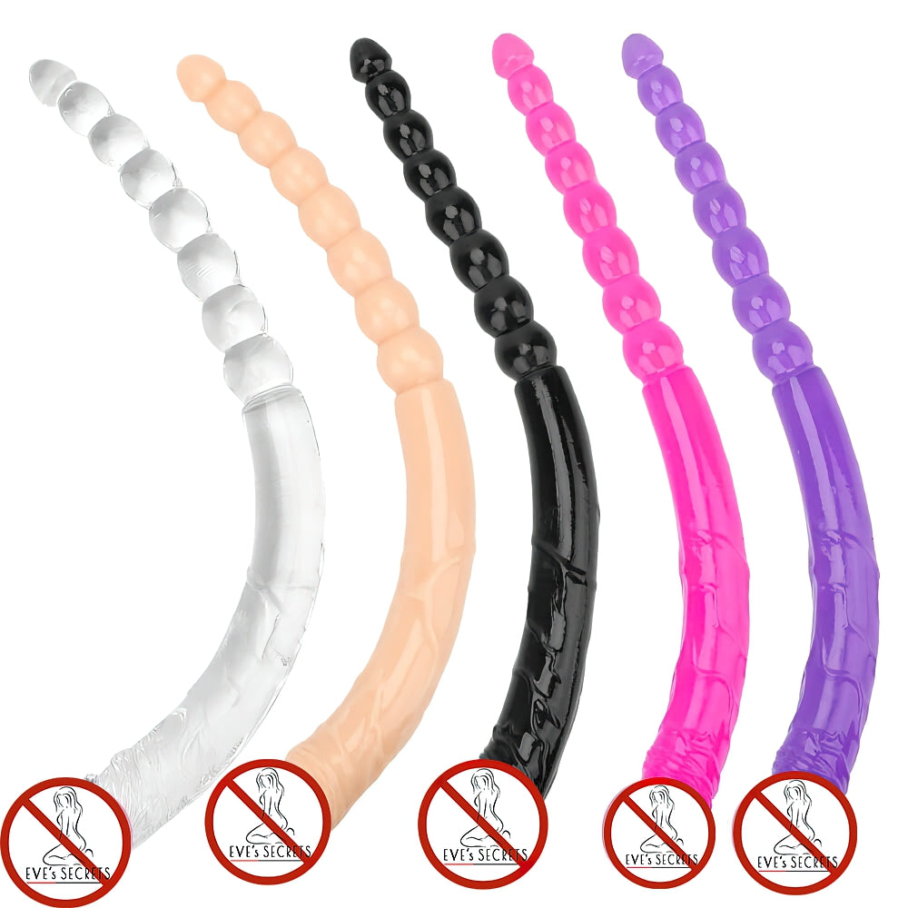 Women's Double-Sided Dildo / Long Anal Sex Toy / Female Deep Penetration Masturbator - EVE's SECRETS