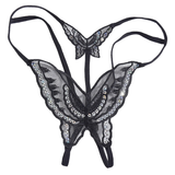 Women's Erotic Butterfly Panties / Low-Waist Strappy Thong Panty / Ladies' Sexy Underwear - EVE's SECRETS