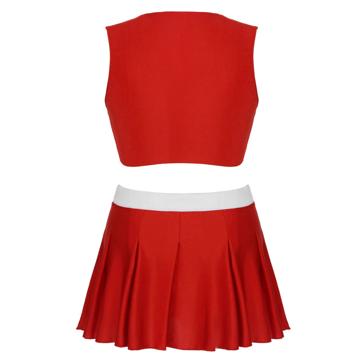 Women's Erotic Costume Cheerleader / Sexy Set Costume / Crop Top and Mini Skirt - EVE's SECRETS