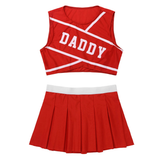 Women's Erotic Costume Cheerleader / Sexy Set Costume / Crop Top and Mini Skirt - EVE's SECRETS