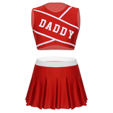 Women's Erotic Costume Cheerleader / Sexy Set Costume / Crop Top and Mini Skirt - EVE's SECRETS