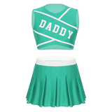 Women's Erotic Costume Cheerleader / Sexy Set Costume / Crop Top and Mini Skirt - EVE's SECRETS