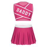 Women's Erotic Costume Cheerleader / Sexy Set Costume / Crop Top and Mini Skirt - EVE's SECRETS