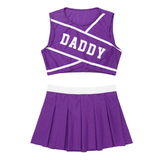 Women's Erotic Costume Cheerleader / Sexy Set Costume / Crop Top and Mini Skirt - EVE's SECRETS