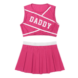 Women's Erotic Costume Cheerleader / Sexy Set Costume / Crop Top and Mini Skirt - EVE's SECRETS
