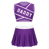 Women's Erotic Costume Cheerleader / Sexy Set Costume / Crop Top and Mini Skirt - EVE's SECRETS