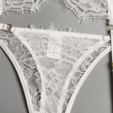 Women's Erotic Hollow Out Transparent Lingerie / Sexy Lady's Bra and Panty Exotic Underwear - EVE's SECRETS