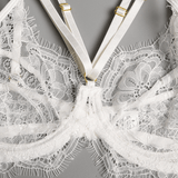 Women's Erotic Hollow Out Transparent Lingerie / Sexy Lady's Bra and Panty Exotic Underwear - EVE's SECRETS