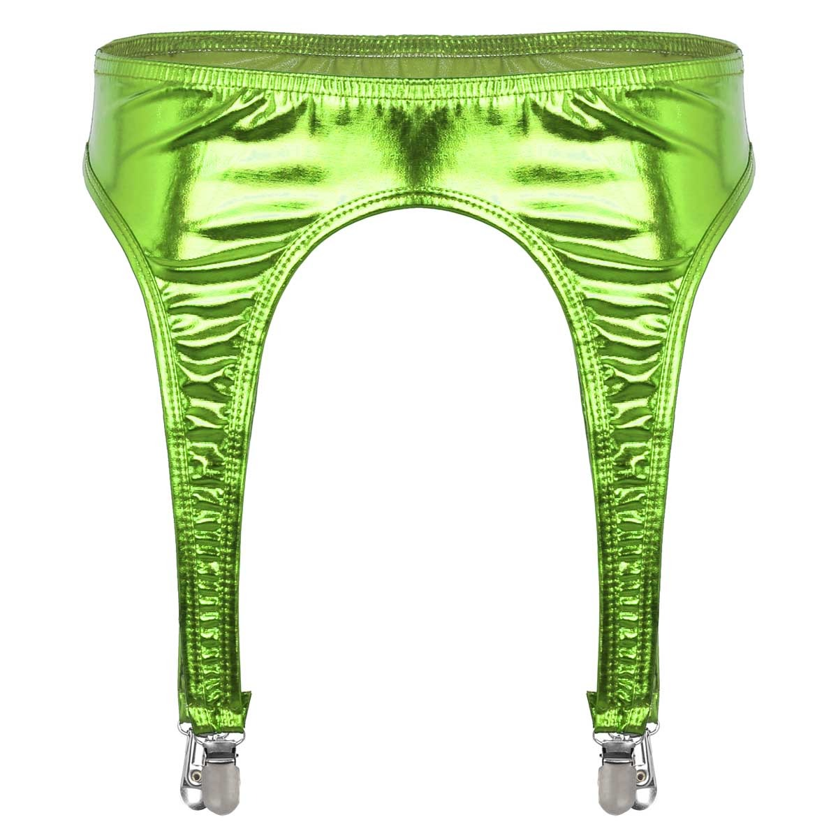 Women's Erotic Shiny Sexy Garter / Adult Underwear with Duck-Mouth Clips - EVE's SECRETS