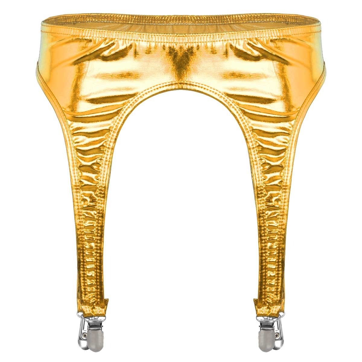 Women's Erotic Shiny Sexy Garter / Adult Underwear with Duck-Mouth Clips - EVE's SECRETS