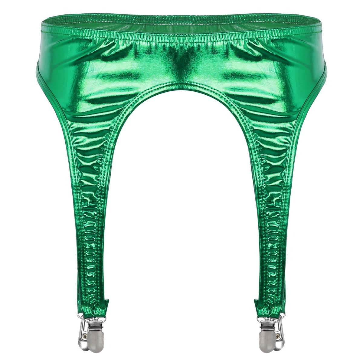 Women's Erotic Shiny Sexy Garter / Adult Underwear with Duck-Mouth Clips - EVE's SECRETS