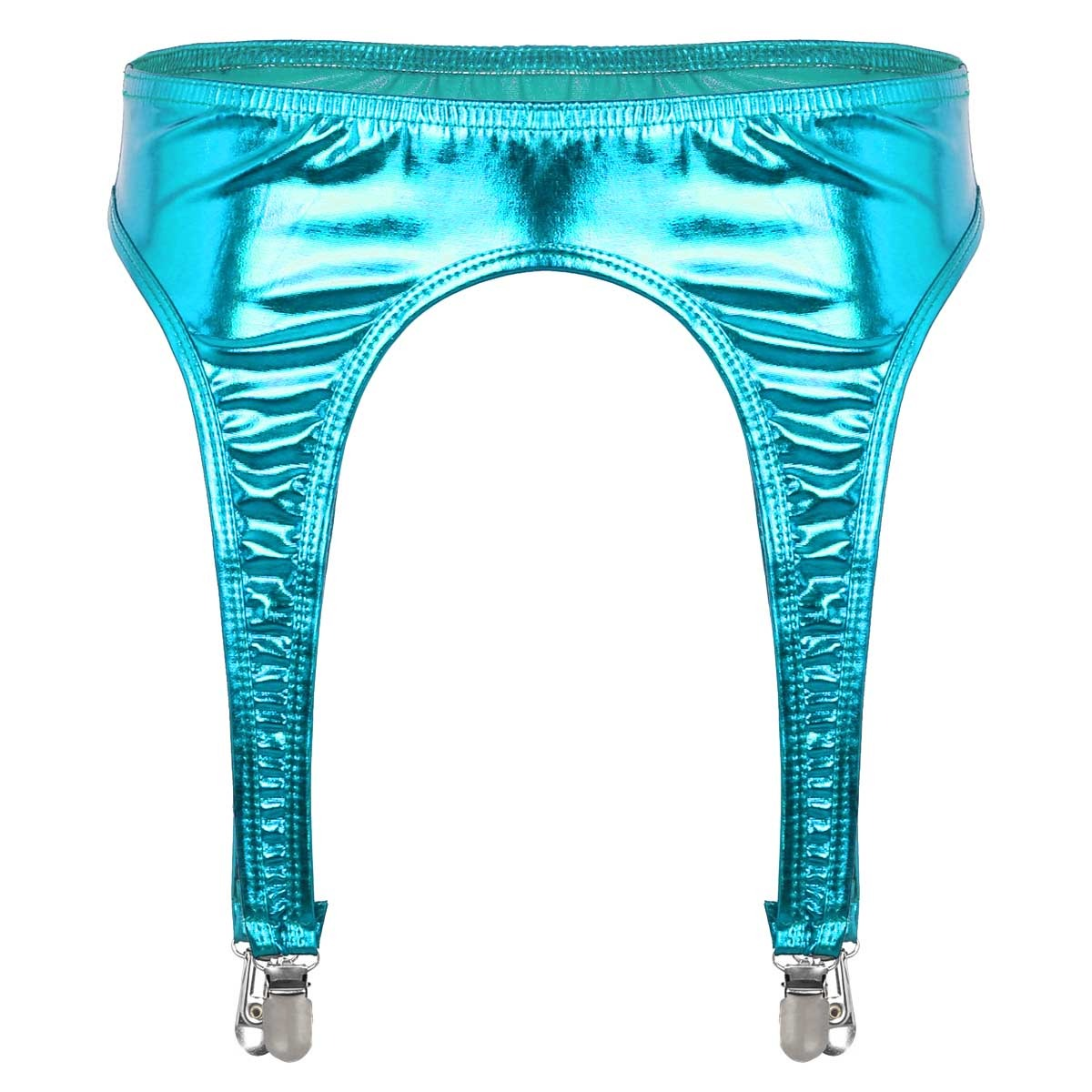 Women's Erotic Shiny Sexy Garter / Adult Underwear with Duck-Mouth Clips - EVE's SECRETS
