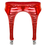 Women's Erotic Shiny Sexy Garter / Adult Underwear with Duck-Mouth Clips - EVE's SECRETS