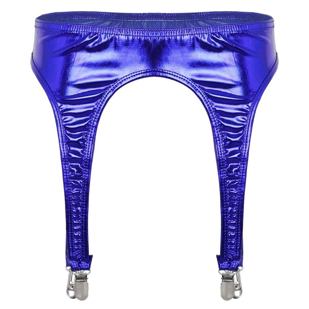 Women's Erotic Shiny Sexy Garter / Adult Underwear with Duck-Mouth Clips - EVE's SECRETS