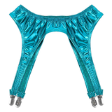 Women's Erotic Shiny Sexy Garter / Adult Underwear with Duck-Mouth Clips - EVE's SECRETS
