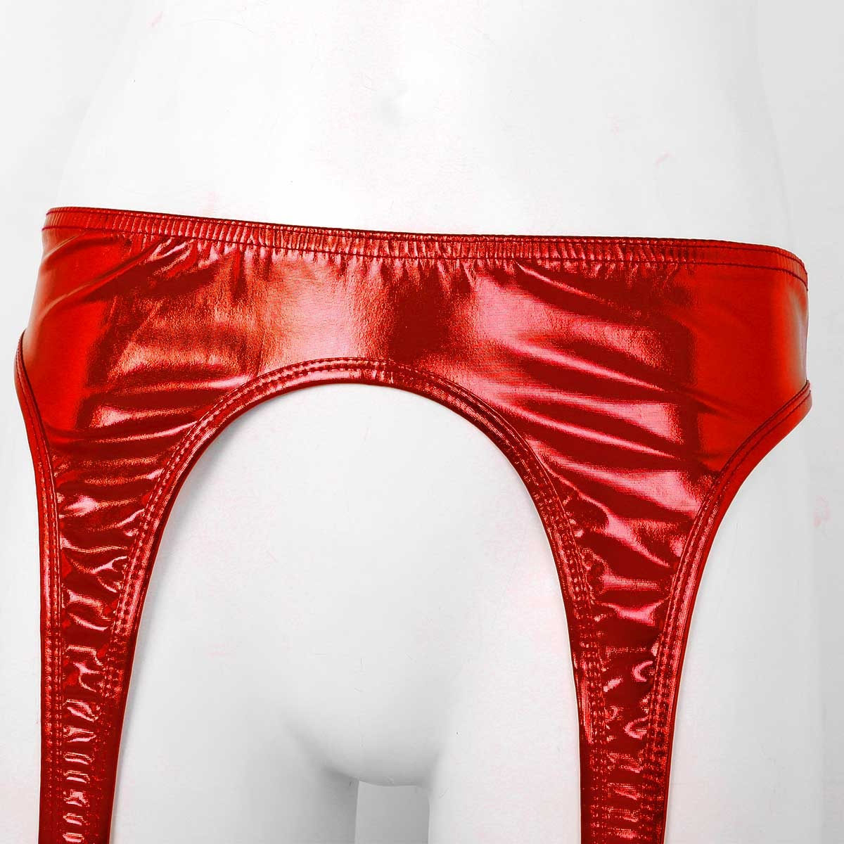 Women's Erotic Shiny Sexy Garter / Adult Underwear with Duck-Mouth Clips - EVE's SECRETS