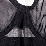 Women's Erotic Transparent Deep Neck Dress / Sexy Lace-up Backless Female Outfits - EVE's SECRETS