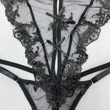 Women's Erotic Transparent Teddies Bodysuit / Female Exotic Halter Costume Outfit - EVE's SECRETS