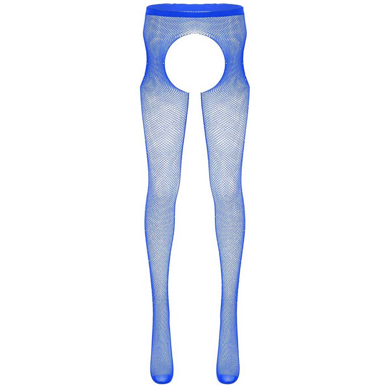 Womens Fishnet Fetish Clubwear / Cut Out Footed Apparel / Sexy Party Pantyhose - EVE's SECRETS