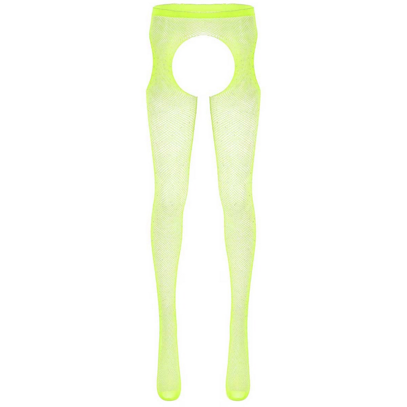 Womens Fishnet Fetish Clubwear / Cut Out Footed Apparel / Sexy Party Pantyhose - EVE's SECRETS