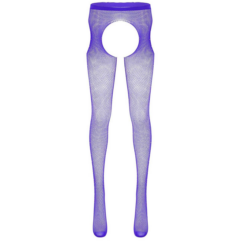 Womens Fishnet Fetish Clubwear / Cut Out Footed Apparel / Sexy Party Pantyhose - EVE's SECRETS