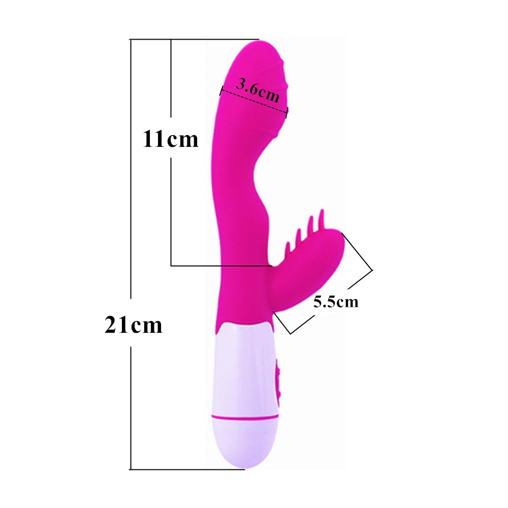 Women's G-Spot Clitoris Stimulator / Adult Silicone Dual Vibrator / Erotic Sex Toy - EVE's SECRETS