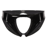 Women's Glossy Crotchless Open-Back Panties / Sexy Low-Rise Briefs / Erotic Underwear for Women - EVE's SECRETS