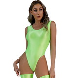 Women's Glossy Erotic Set / Sexy Slim Bodycon / Female Bright Stockings - EVE's SECRETS