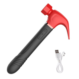 Women's Hammer Style Vibrator with Telescopic Handle / Female Clitoral Suction Masturbator - EVE's SECRETS