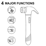 Women's Hammer Style Vibrator with Telescopic Handle / Female Clitoral Suction Masturbator - EVE's SECRETS