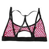 Women's Hollow Out Erotic Bra / Crop Top with Elastic Shoulder Straps Crisscross - EVE's SECRETS