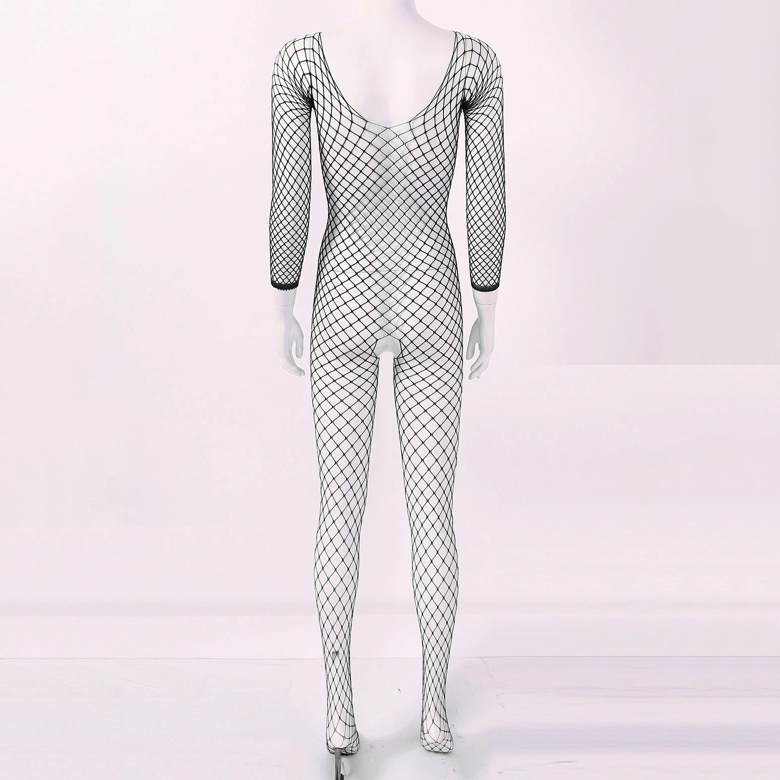 Women's Hollow Out Fishnet Bodysuit / Ladies Crotchless Bodystockings / Stretch Full Body Stockings - EVE's SECRETS