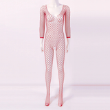Women's Hollow Out Fishnet Bodysuit / Ladies Crotchless Bodystockings / Stretch Full Body Stockings - EVE's SECRETS