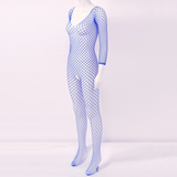 Women's Hollow Out Fishnet Bodysuit / Ladies Crotchless Bodystockings / Stretch Full Body Stockings - EVE's SECRETS