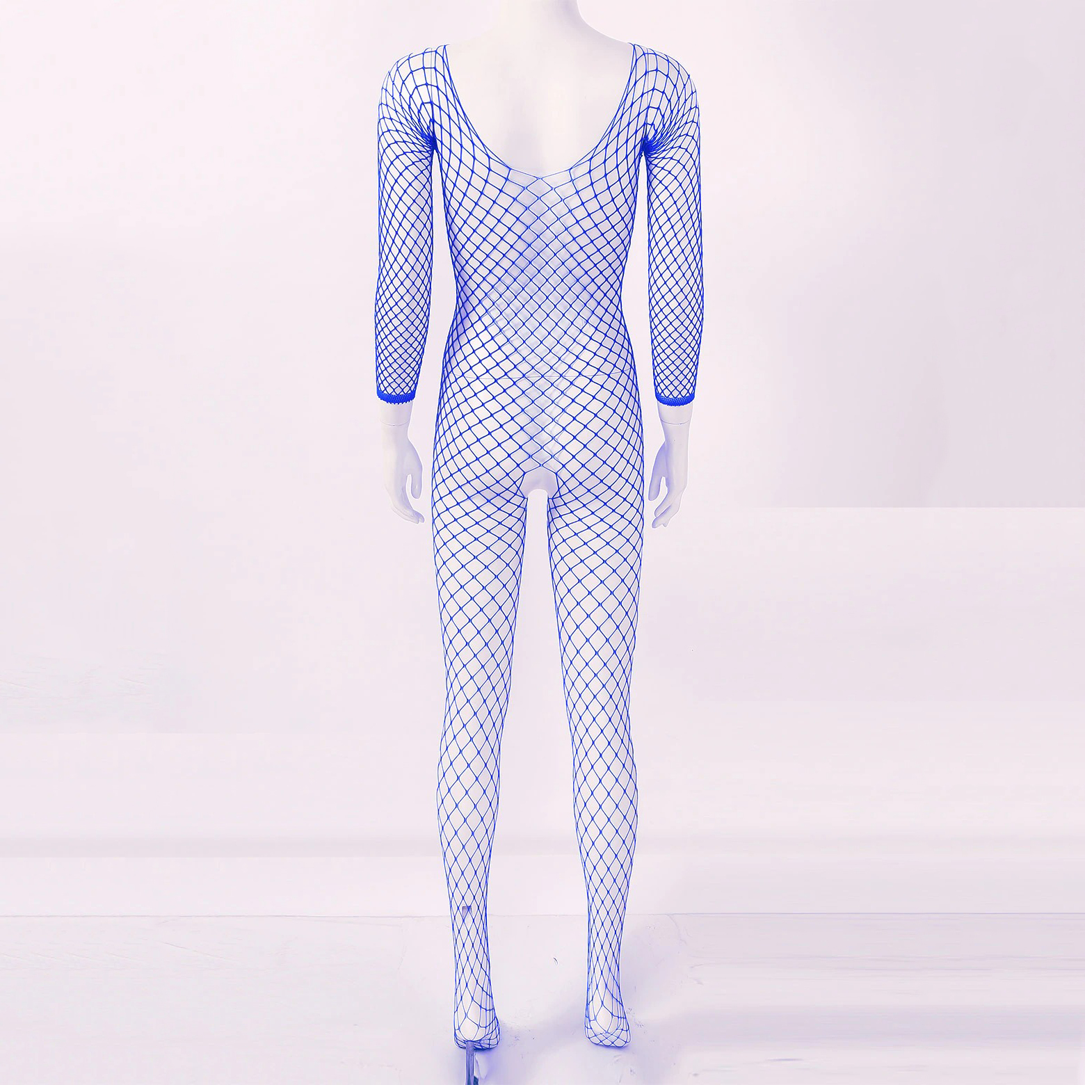 Women's Hollow Out Fishnet Bodysuit / Ladies Crotchless Bodystockings / Stretch Full Body Stockings - EVE's SECRETS