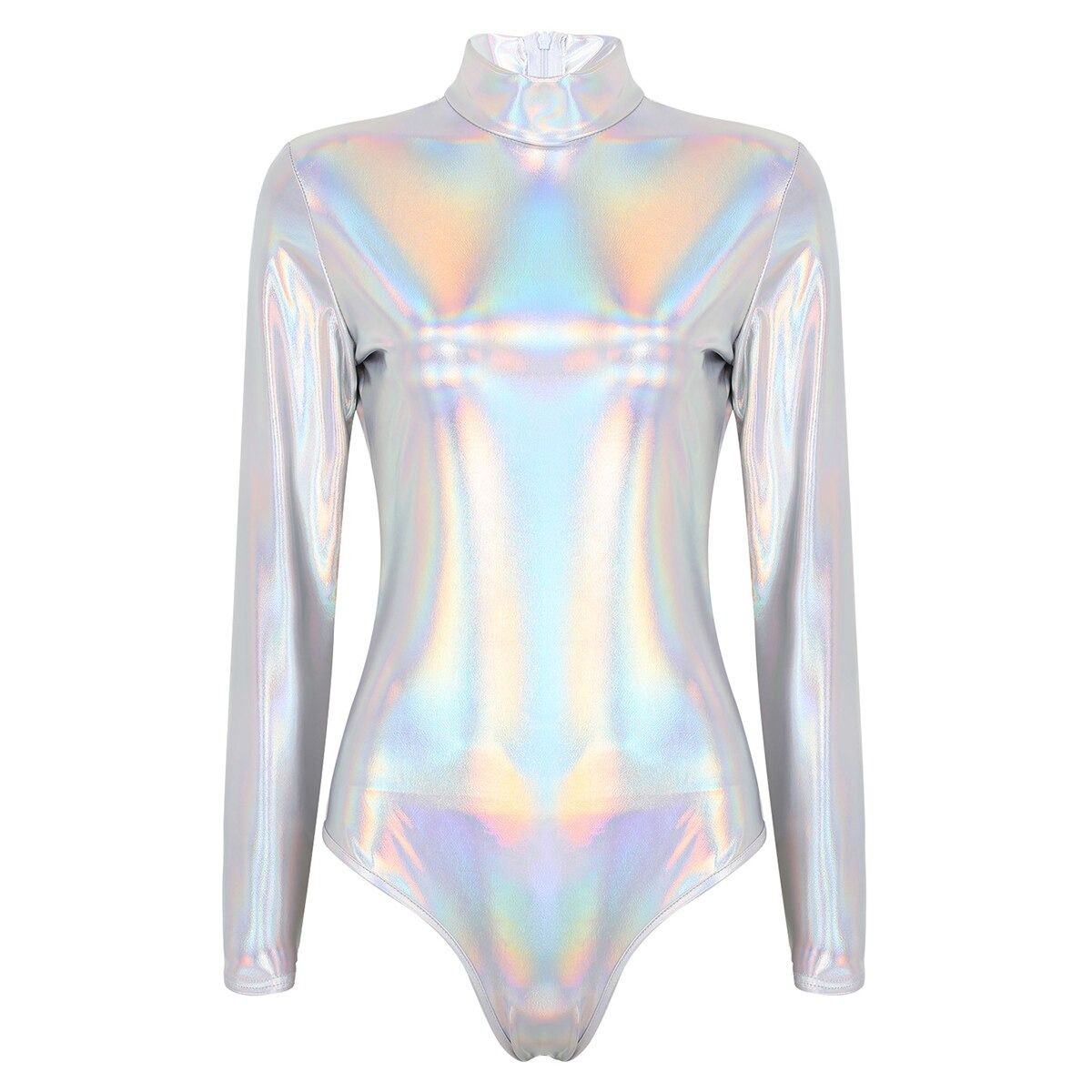 Women's Holographic Bodysuit with Long Sleeve / Sexy Swimsuit for Ladies - EVE's SECRETS