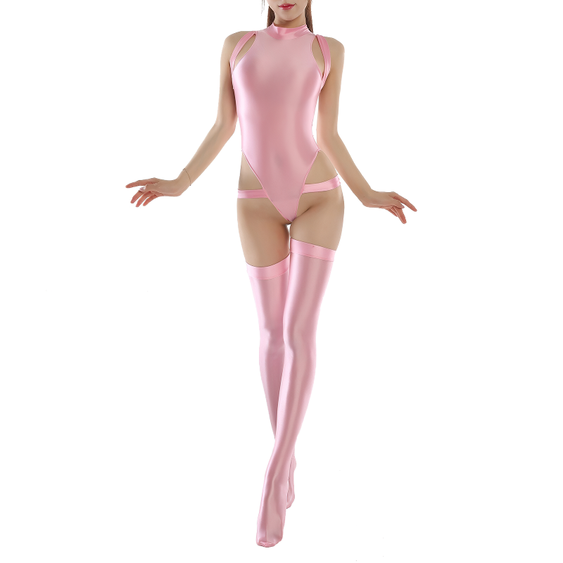 Women's Long Sleeve Nylon Body Jumpsuit / One-Piece Leotard Tights Leggings Trousers - EVE's SECRETS