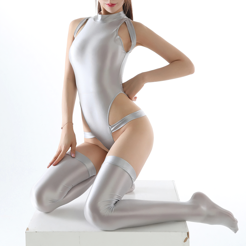 Women's Long Sleeve Nylon Body Jumpsuit / One-Piece Leotard Tights Leggings Trousers - EVE's SECRETS