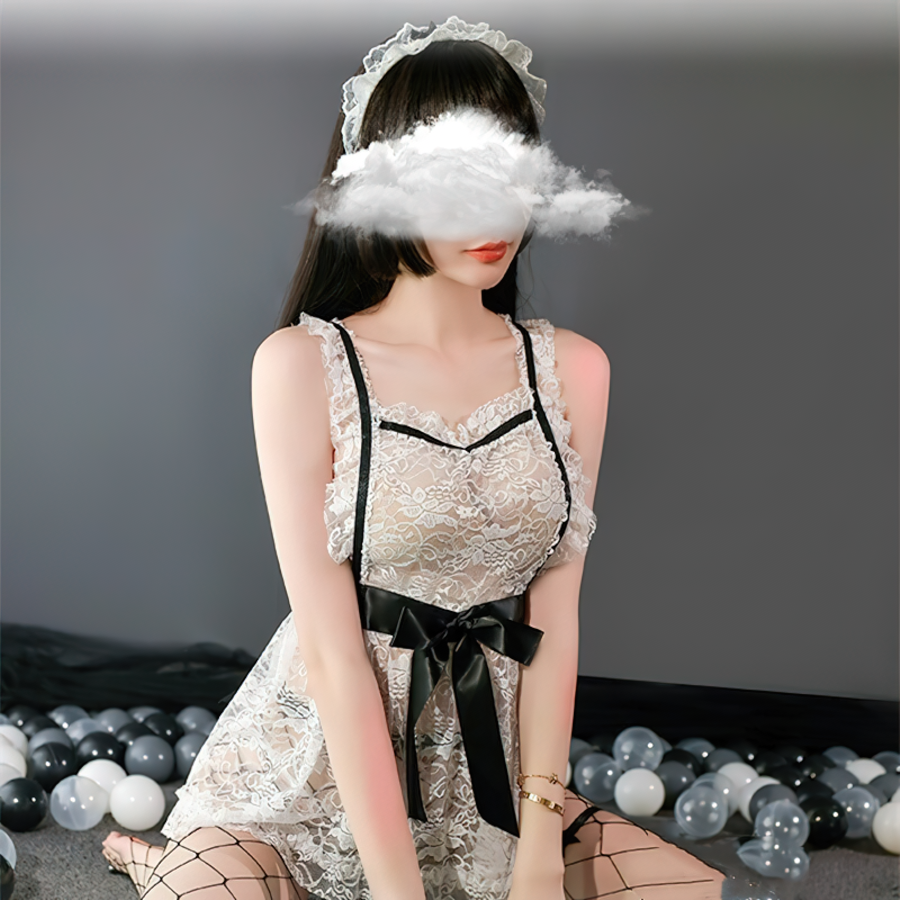 Women's Maid Costume / Erotic Lace Female Clothing / Sexy Role-Playing Games Lingerie - EVE's SECRETS