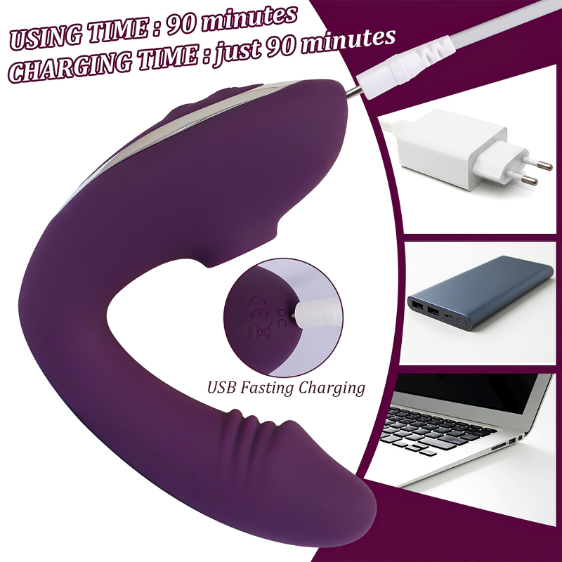 Women's Masturbation Stimulator Sex Toys / Clitoris Stimulation Sucking Vibrators - EVE's SECRETS