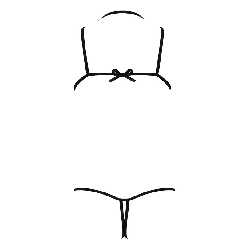 Women's Mesh Crotchless Bodysuit with Open Bust / Erotic Outfits for Women - EVE's SECRETS
