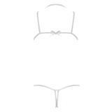 Women's Mesh Crotchless Bodysuit with Open Bust / Erotic Outfits for Women - EVE's SECRETS