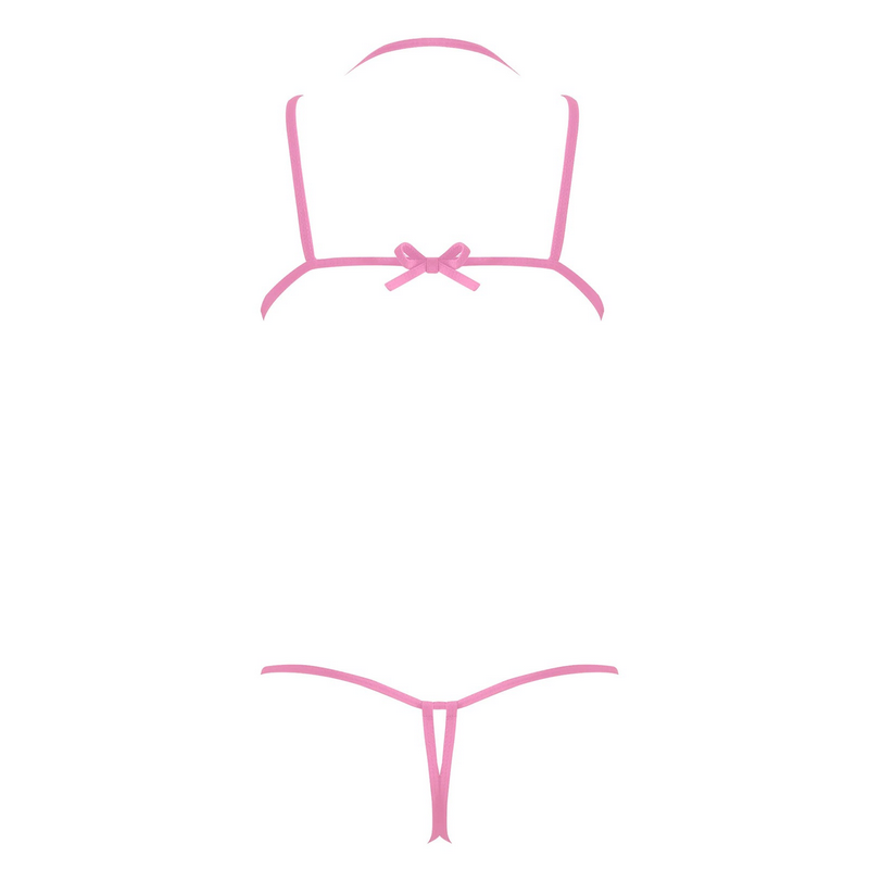 Women's Mesh Crotchless Bodysuit with Open Bust / Erotic Outfits for Women - EVE's SECRETS