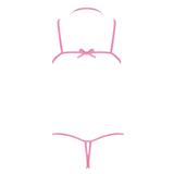 Women's Mesh Crotchless Bodysuit with Open Bust / Erotic Outfits for Women - EVE's SECRETS