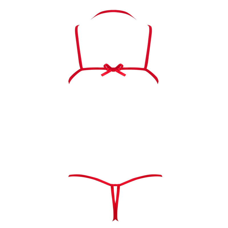Women's Mesh Crotchless Bodysuit with Open Bust / Erotic Outfits for Women - EVE's SECRETS