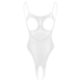 Women's Mesh Crotchless Catsuit with Nipples Holes / Female Erotic Lingerie - EVE's SECRETS