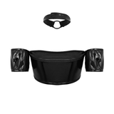 Women's Pole Dance Tube Bra / Shiny Strapless Top with O-Ring Choker / Female Sexy Outfits - EVE's SECRETS
